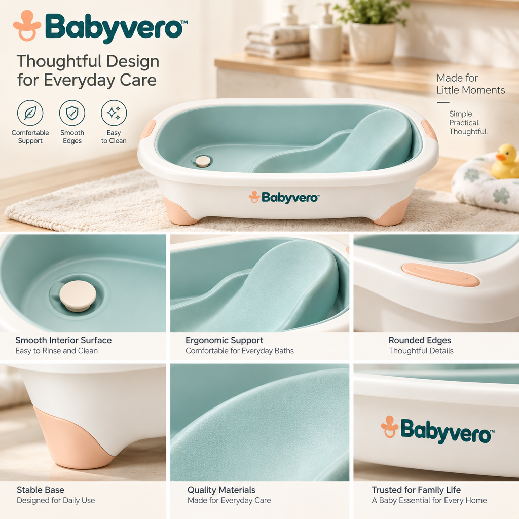 Babyvero™ Baby Bathtub — Product details image