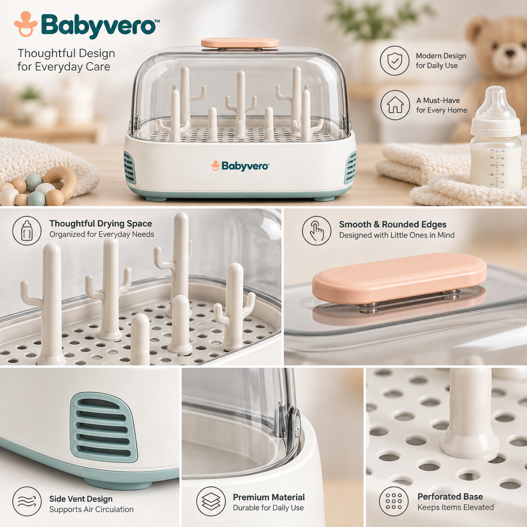 Babyvero™ Baby Bottle Dryer — Product details image