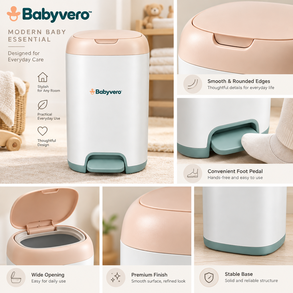 Babyvero™ Diaper Pail — Product details image