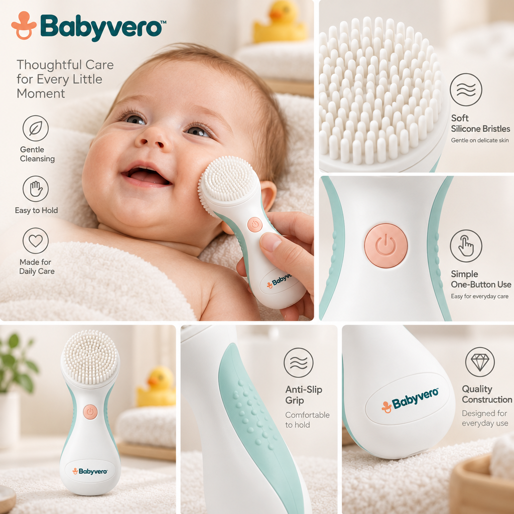 Babyvero™ Electric Baby Bath Brush — Product details image