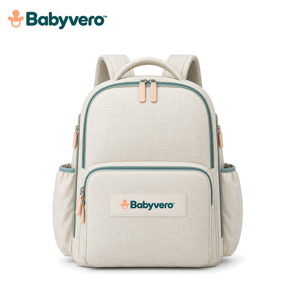 Babyvero™ Large-Capacity Diaper Bag — White background product image